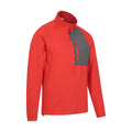 Orange - Back - Mountain Warehouse Mens Surge Fleece Jacket