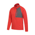 Orange - Side - Mountain Warehouse Mens Surge Fleece Jacket