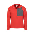 Orange - Lifestyle - Mountain Warehouse Mens Surge Fleece Jacket