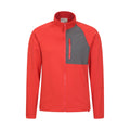 Orange - Front - Mountain Warehouse Mens Surge Fleece Jacket