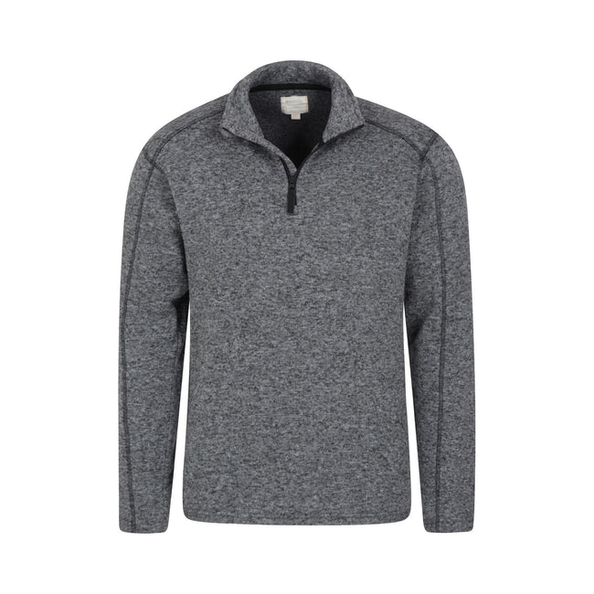 Gray - Lifestyle - Mountain Warehouse Mens Idris Half Zip Fleece