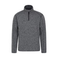 Gray - Front - Mountain Warehouse Mens Idris Half Zip Fleece