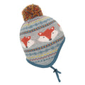 Gray-Blue-Orange - Pack Shot - Mountain Warehouse Childrens-Kids Fox Trapper Hat