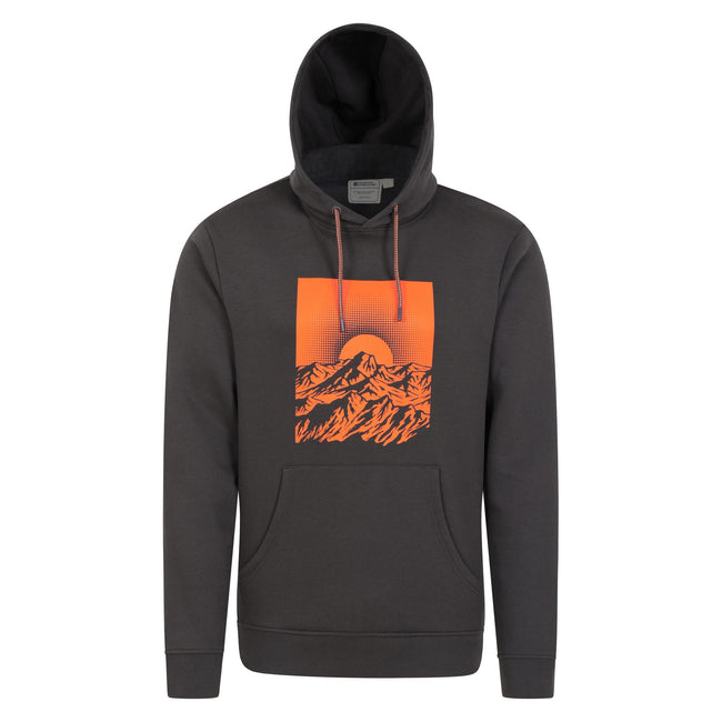 Charcoal - Front - Mountain Warehouse Mens Sunset Hoodie