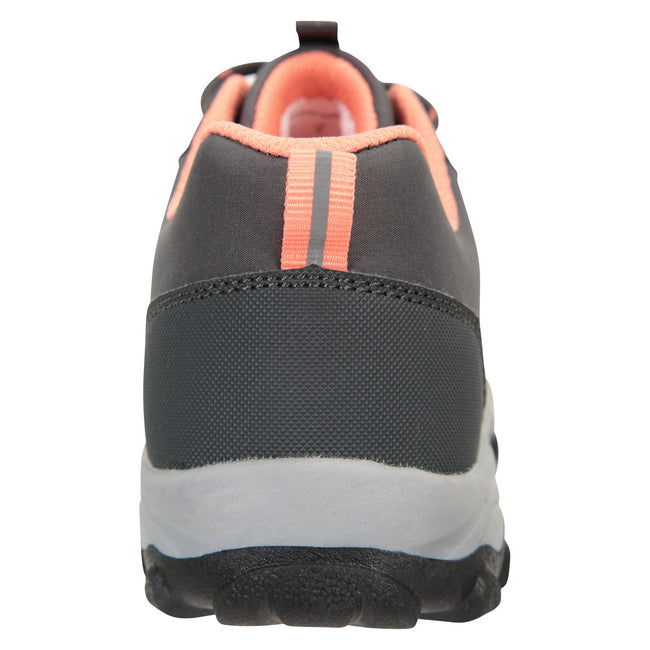 Gray - Side - Mountain Warehouse Childrens-Kids Softshell Walking Shoes
