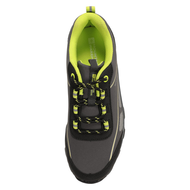 Green - Side - Mountain Warehouse Childrens-Kids Softshell Walking Shoes