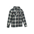 Teal - Side - Mountain Warehouse Childrens-Kids Jackson Shirt Jacket
