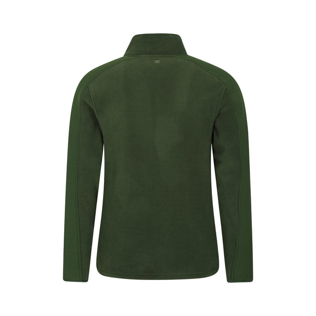 Green - Back - Mountain Warehouse Mens Relic Recycled Fleece Jacket