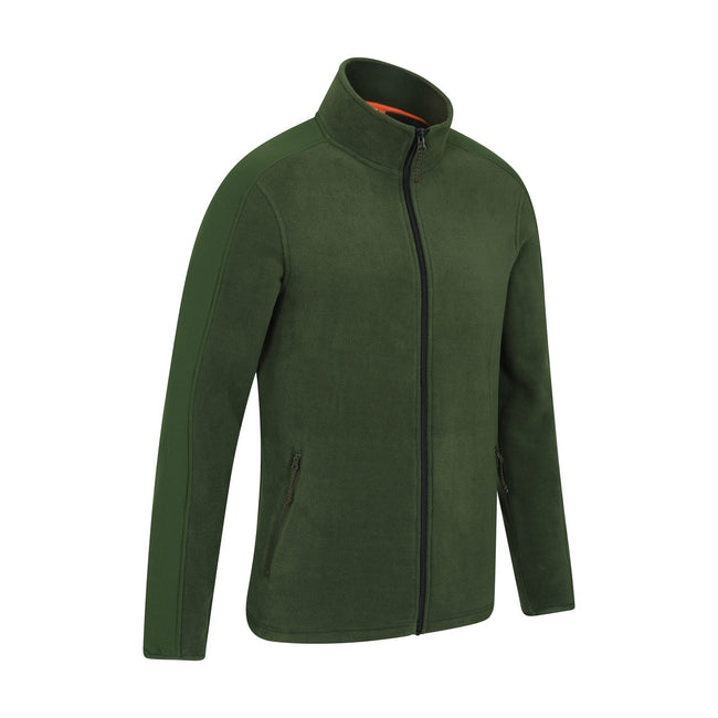 Green - Side - Mountain Warehouse Mens Relic Recycled Fleece Jacket