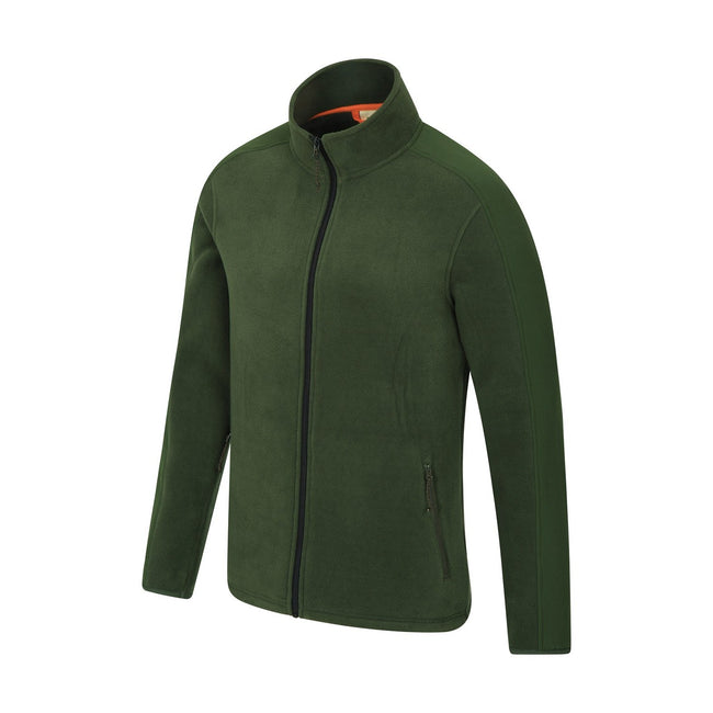 Green - Lifestyle - Mountain Warehouse Mens Relic Recycled Fleece Jacket