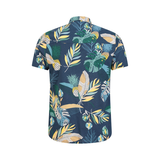 Blue - Back - Mountain Warehouse Mens Hawaiian Shirt