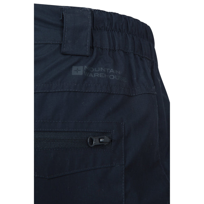 Dark Blue - Pack Shot - Mountain Warehouse Mens Trek II Pants
