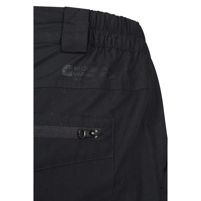 Black - Pack Shot - Mountain Warehouse Mens Trek II Pants