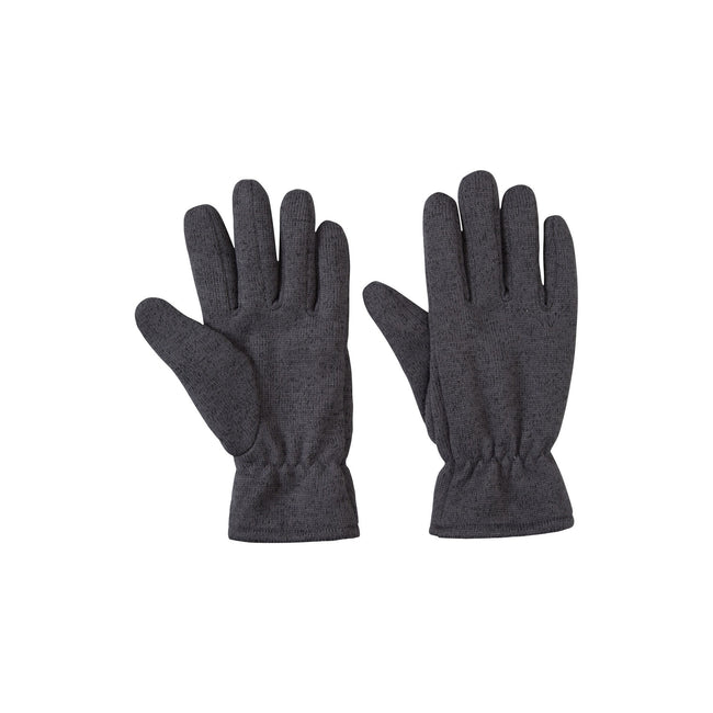Gray - Side - Mountain Warehouse Mens Nevis Fleece Gloves