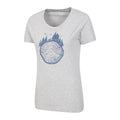 Gray - Back - Mountain Warehouse Womens-Ladies Tree Ring T-Shirt