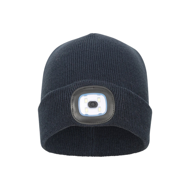 Navy - Pack Shot - Mountain Warehouse Childrens-Kids Highlands Torch Beanie