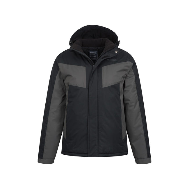 Dark Grey - Pack Shot - Mountain Warehouse Mens Dusk Ski Jacket