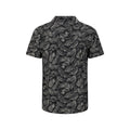 Black-Cream - Back - Mountain Warehouse Mens Beach Short-Sleeved Shirt