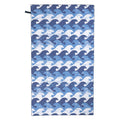 Dark Blue - Front - Mountain Warehouse Wave Pattern Microfiber Towel