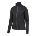 Black - Side - Mountain Warehouse Womens-Ladies Shift Windproof Cycling Jacket