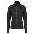 Black - Front - Mountain Warehouse Womens-Ladies Shift Windproof Cycling Jacket