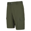 Green - Side - Mountain Warehouse Mens Explore Cargo Shorts