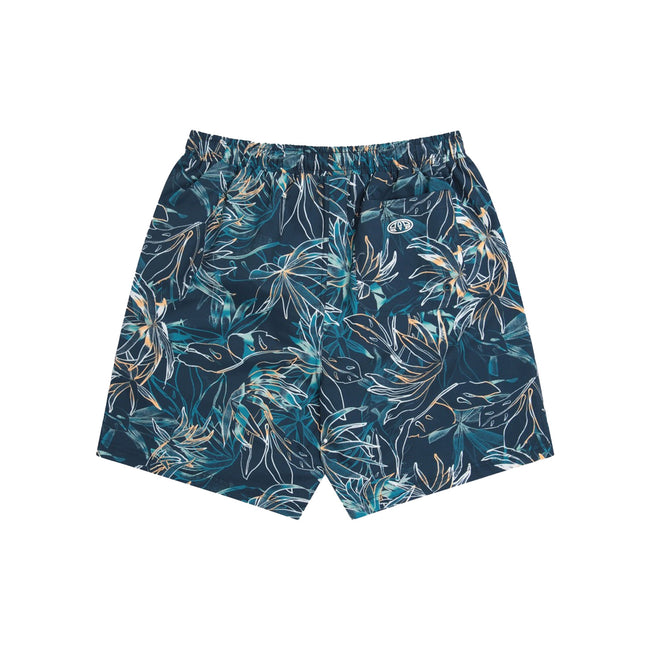 Navy - Back - Animal Mens Deep Dive Printed Boardshorts