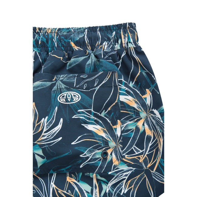 Navy - Pack Shot - Animal Mens Deep Dive Printed Boardshorts