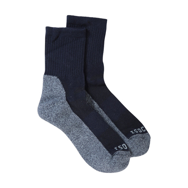Navy - Side - Mountain Warehouse Womens-Ladies IsoCool Boot Socks
