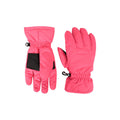 Pink - Side - Mountain Warehouse Childrens-Kids Ski Gloves