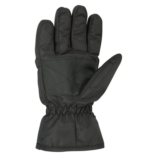 Black - Back - Mountain Warehouse Childrens-Kids Ski Gloves