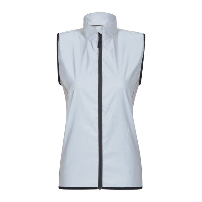 Silver - Front - Mountain Warehouse Womens-Ladies Reflective Vest
