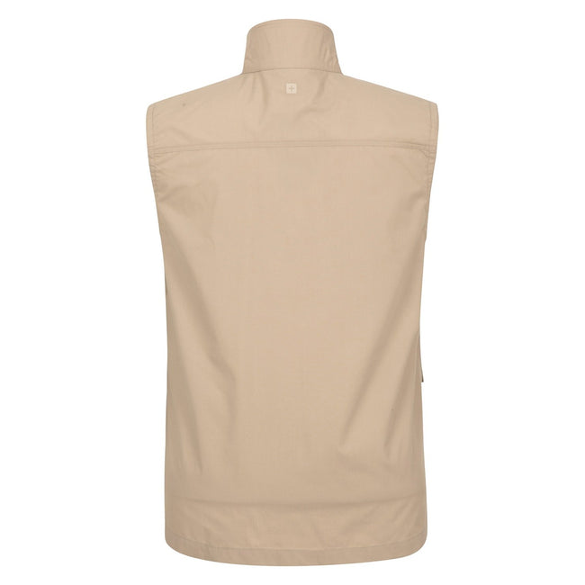 Beige - Back - Mountain Warehouse Mens Trek II Vest