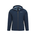 Blue - Pack Shot - Mountain Warehouse Mens Exodus Waterproof Soft Shell Jacket