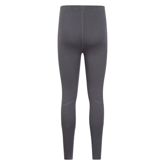 Gray - Back - Mountain Warehouse Mens Ascend Bamboo Base Layer Bottoms