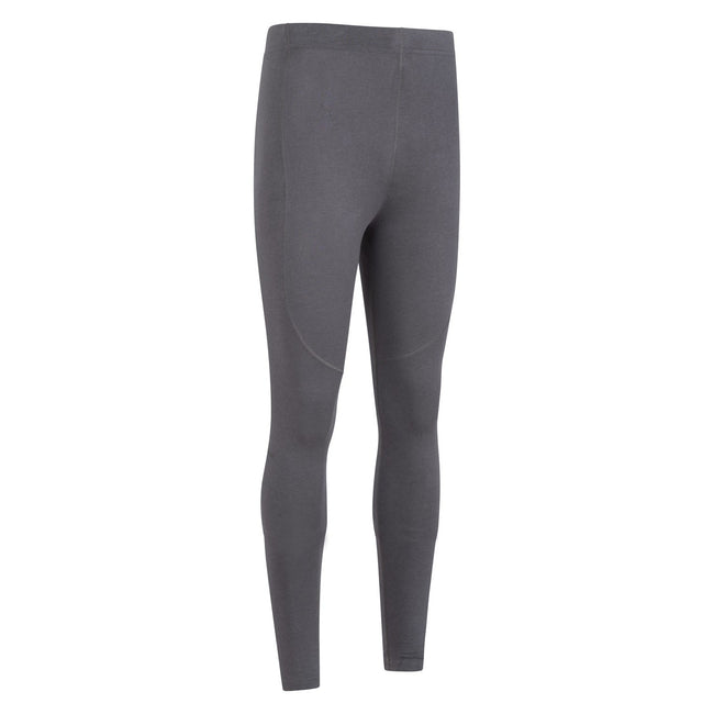 Gray - Side - Mountain Warehouse Mens Ascend Bamboo Base Layer Bottoms