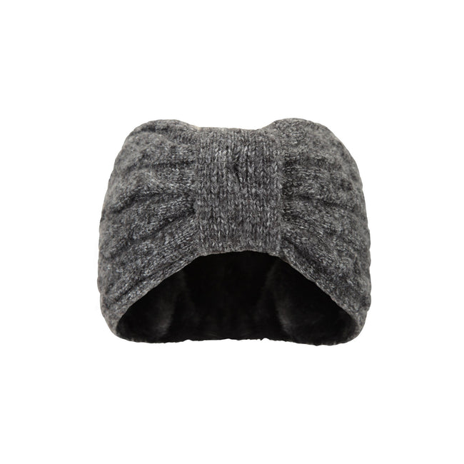 Black - Front - Mountain Warehouse Womens-Ladies Twisted Knot Front Headband