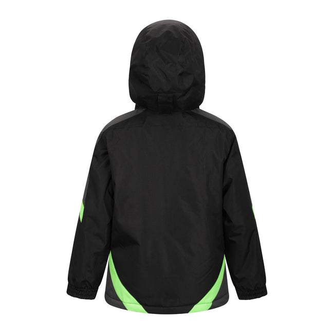Gray - Back - Mountain Warehouse Childrens-Kids Raptor Snow Ski Jacket