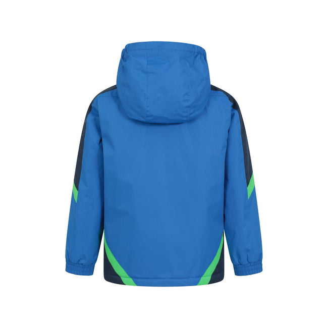 Blue - Back - Mountain Warehouse Childrens-Kids Raptor Snow Ski Jacket