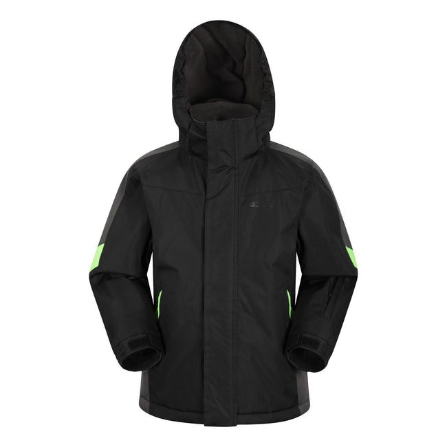 Gray - Front - Mountain Warehouse Childrens-Kids Raptor Snow Ski Jacket