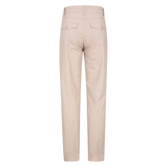Beige - Back - Mountain Warehouse Womens-Ladies Coastal Stretch Regular Pants