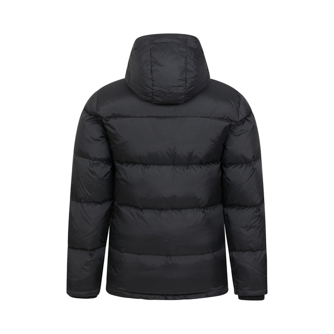 Black - Back - Mountain Warehouse Mens Frost Extreme Padded Down Jacket