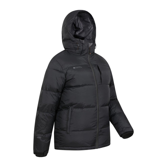 Black - Side - Mountain Warehouse Mens Frost Extreme Padded Down Jacket