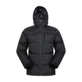 Black - Front - Mountain Warehouse Mens Frost Extreme Padded Down Jacket