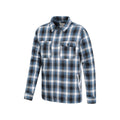 Blue - Lifestyle - Mountain Warehouse Mens Stream II Flannel Lined Shirt
