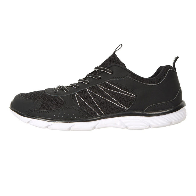 Black-White - Side - Mountain Warehouse Mens Cruise Sneakers