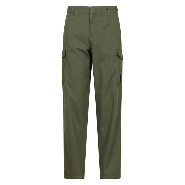 Green - Front - Mountain Warehouse Mens Lakeside Short Cargo Pants
