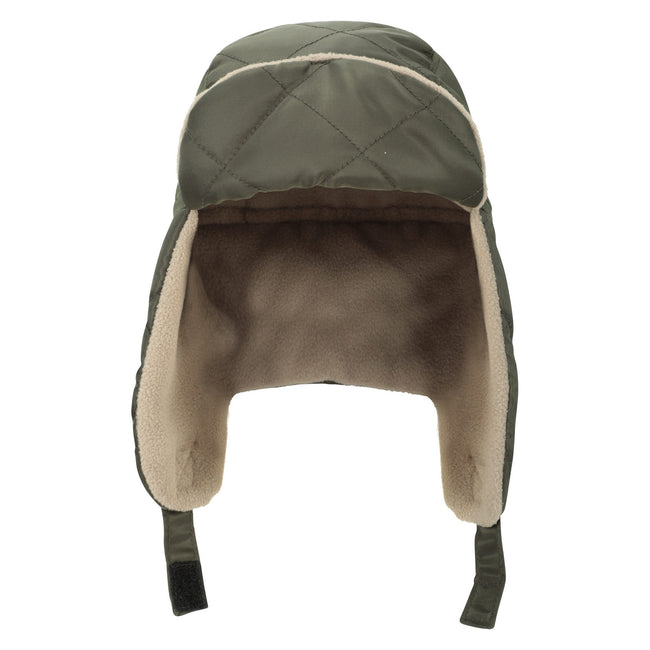 Green - Lifestyle - Mountain Warehouse Childrens-Kids Fleece Lined Trapper Hat