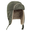 Green - Front - Mountain Warehouse Childrens-Kids Fleece Lined Trapper Hat