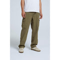 Dark Green - Front - Mountain Warehouse Mens Merrick Natural Cargo Pants